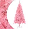 vidaXL K&uuml;nstlicher Weihnachtsbaum mit St&auml;nder Rosa 120 cm PVC