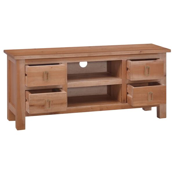 vidaXL TV-Schrank 100x30x45 cm Massivholz Mahagoni