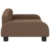 vidaXL Kindersofa Braun 70x45x30 cm Stoff
