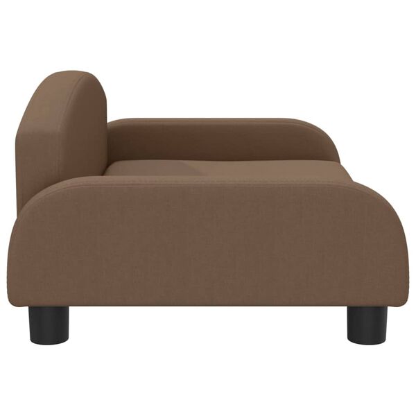vidaXL Kindersofa Braun 70x45x30 cm Stoff