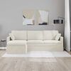 vidaXL Sofa Creme Gesamtabmessungen: 228 x 134 x 80 cm (B x T x H)