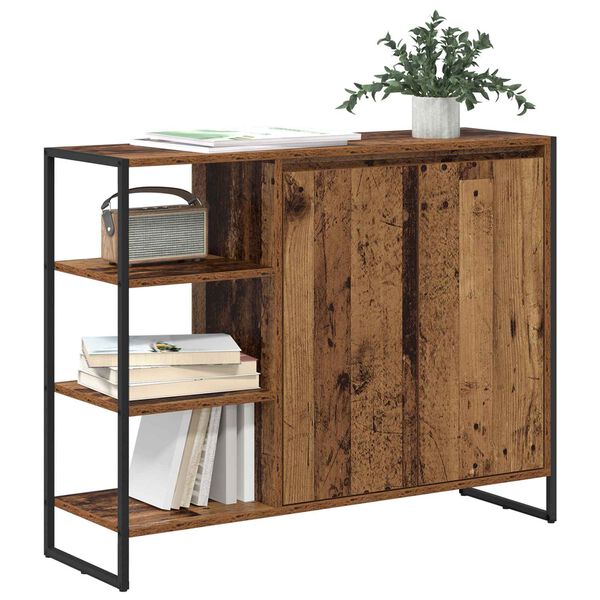 vidaXL Seitenschrank Altholz 96,5 x 30 x 75 cm Holzwerkstoff