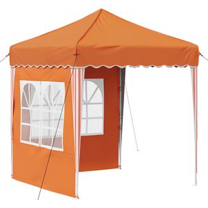 vidaXL Pop-up Partyzelt 195 x 195 x 245 cm Orange Oxford-Stoff
