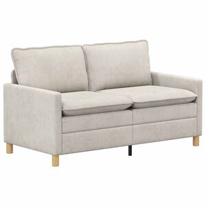 vidaXL Sofa Creme 156 x 81 x 87,5 cm Polyester