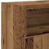 vidaXL TV-Schrank mit LED-Leuchten Altholz-Optik 120x30x50 cm
