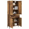 vidaXL Highboard 2 pcs Altholz Holzwerkstoff