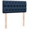 vidaXL Ottoman-Bett mit Matratze Blau 100x200 cm Stoff