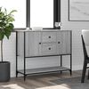 vidaXL Sideboard Grau Sonoma 100x36x85 cm Holzwerkstoff