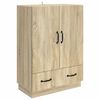 vidaXL Sideboard Sonoma-Eiche 66 x 34,5 x 92 cm Holzwerkstoff