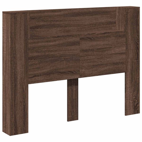 vidaXL Kopfteil Braun Eichen-Optik 140 x 16,5 x 103,5 cm Holzwerkstoff