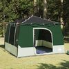 vidaXL Innenzelt mit Dach mit Speicher Grün 290 x 288 x 234 cm Taft
