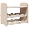 vidaXL Weinregal mit Oberplatte 43x25x37 cm Massivholz Kiefer