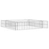 vidaXL Gabionen-Hochbeet Verzinkter Stahl 100x100x20 cm