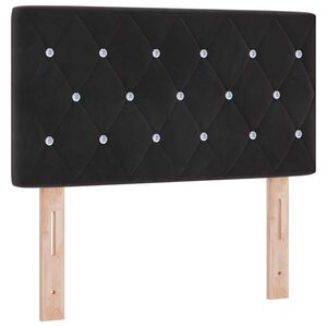vidaXL Kopfteil Schwarz 80 cm Samt