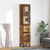 vidaXL Highboard Altholz 34,5 x 34 x 180 cm Holzwerkstoff