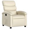 vidaXL Relaxsessel Creme Kunstleder