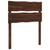 vidaXL Kopfteil mit Live Edge ROSTOCK Dunkelbraun 75 cm