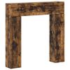 vidaXL Kaminumrandung R&auml;uchereiche 102 x 18 x 100,5 cm Holzwerkstoff