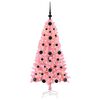 vidaXL Weihnachtsbaum mit 150 LEDs mit St&auml;nder Rosa 120 cm PVC