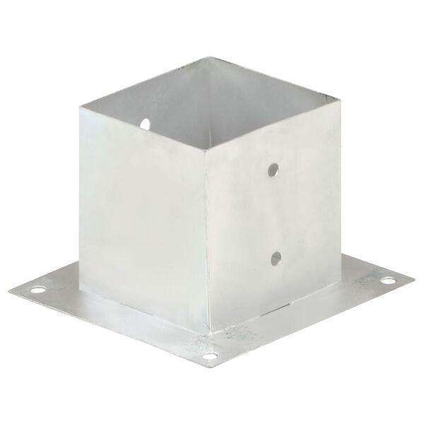 vidaXL Pfostenanker 4 Stk. Verzinktes Metall 141 mm