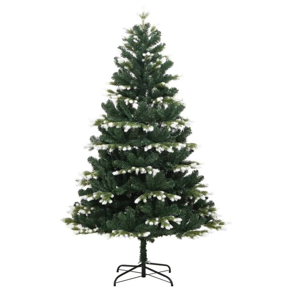 vidaXL Künstlicher Weihnachtsbaum Klappbar Beschneit 240 cm