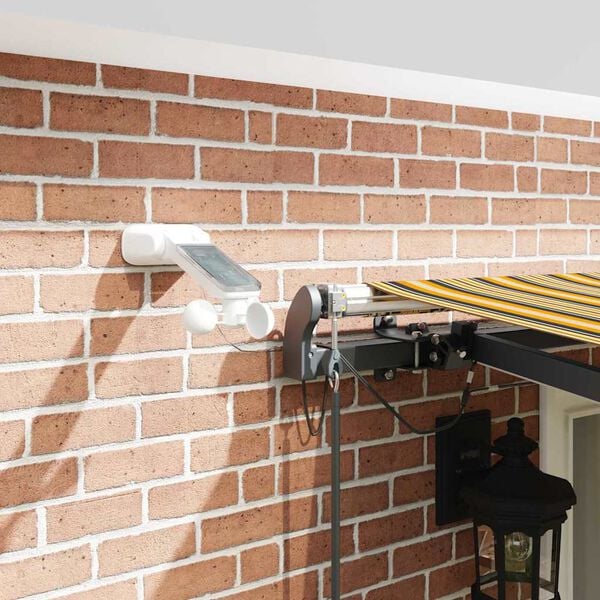 vidaXL Markisenstoff mit Mehrfarbig 500 x 300 cm Polyester