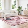 vidaXL Teppich Shaggy Hochflor NAVARRA Altrosa 240x240 cm Polyester