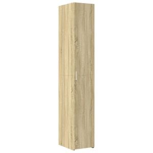 vidaXL Highboard Sonoma-Eiche 30x42,5x185 cm Holzwerkstoff