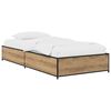 vidaXL Bettrahmen Artisan-Eiche 80 x 200 cm Holzwerkstoff