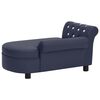 vidaXL Hundesofa Blau 83x45x42 cm Kunstleder