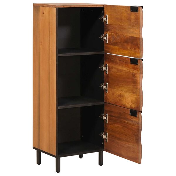 vidaXL Highboard mit T&uuml;r Akazienbraune Oberfl&auml;che 40 x 33 x 110 cm