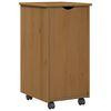 vidaXL Rollschrank Honigbraun 34 x 39 x 65,5 cm Massivholz Kiefer