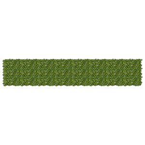 vidaXL Balkonsichtschutz mit Bl&auml;ttern Gr&uuml;n und Gelb 400 x 75 cm