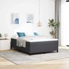 vidaXL Boxspringbett Dunkelgrau 140 x 200 cm Cordstoff