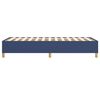 vidaXL Boxspringbettgestell Blau 90x200 cm Stoff