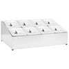 vidaXL Gastronorm-St&auml;nder mit 8 GN 1/6 Beh&auml;ltern Edelstahl