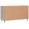 vidaXL Sideboard Grau Sonoma 100x36x60 cm Holzwerkstoff