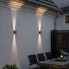 KONSTSMIDE LED-Wandleuchte Chieri 2x6W Anthrazit