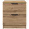 vidaXL Nachttisch 2 pcs Artisan-Eiche 45 x 39 x 50 cm Holzwerkstoff