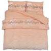 vidaXL Bettw&auml;sche-Set Rosa 200x200 cm Baumwolle