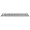 vidaXL Treppe Tritt Rechtwinklig 2 pcs Silber 70 x 30 cm Aluminium