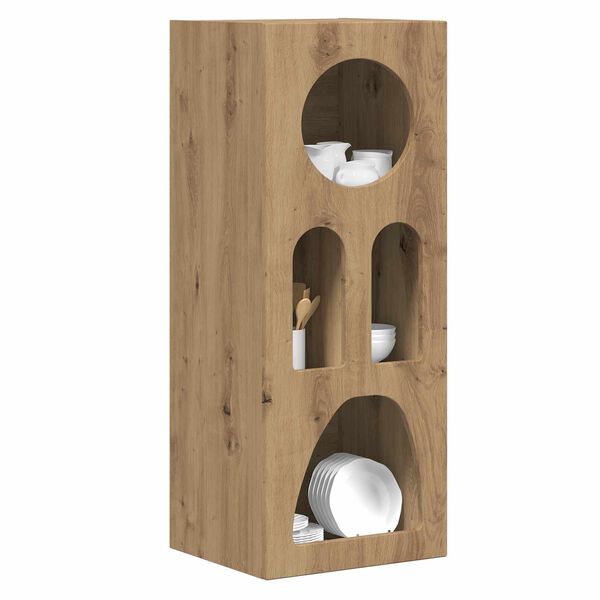 vidaXL Sideboard Artisan-Eiche 40 x 35 x 100,5 cm Holzwerkstoff