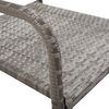 vidaXL 7-tlg. Garten-Essgruppe Poly Rattan Anthrazit und Grau