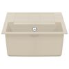vidaXL Waschbecken Beige 780 x 500 mm 80% Quarz und 20% Harz