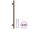 vidaXL M&ouml;belgriffe 20 Stk. Bronzen 224 mm Edelstahl