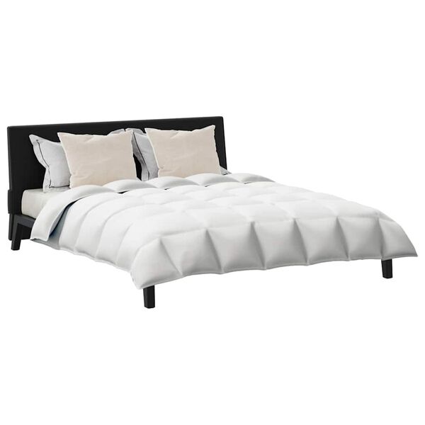 vidaXL Bettdecken Set mit Kissen 3 pcs Weiß Daunenfeder