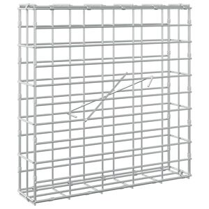 vidaXL Gabion mit 5 mm Draht und 5x10 cm Maschen 50x10x50 cm