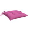 vidaXL Stuhlkissen 2 Stk. Rosa 40x40x7 cm Stoff