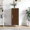 vidaXL Sideboard Braun Eichen-Optik 34,5x34x90 cm Holzwerkstoff