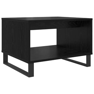 vidaXL Couchtisch Schwarz Eichen-Optik 60 x 50 x 40 cm Holzwerkstoff